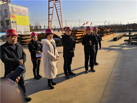 歡迎康局長帶隊到河洛鎮(zhèn)偉志模板進(jìn)行考核